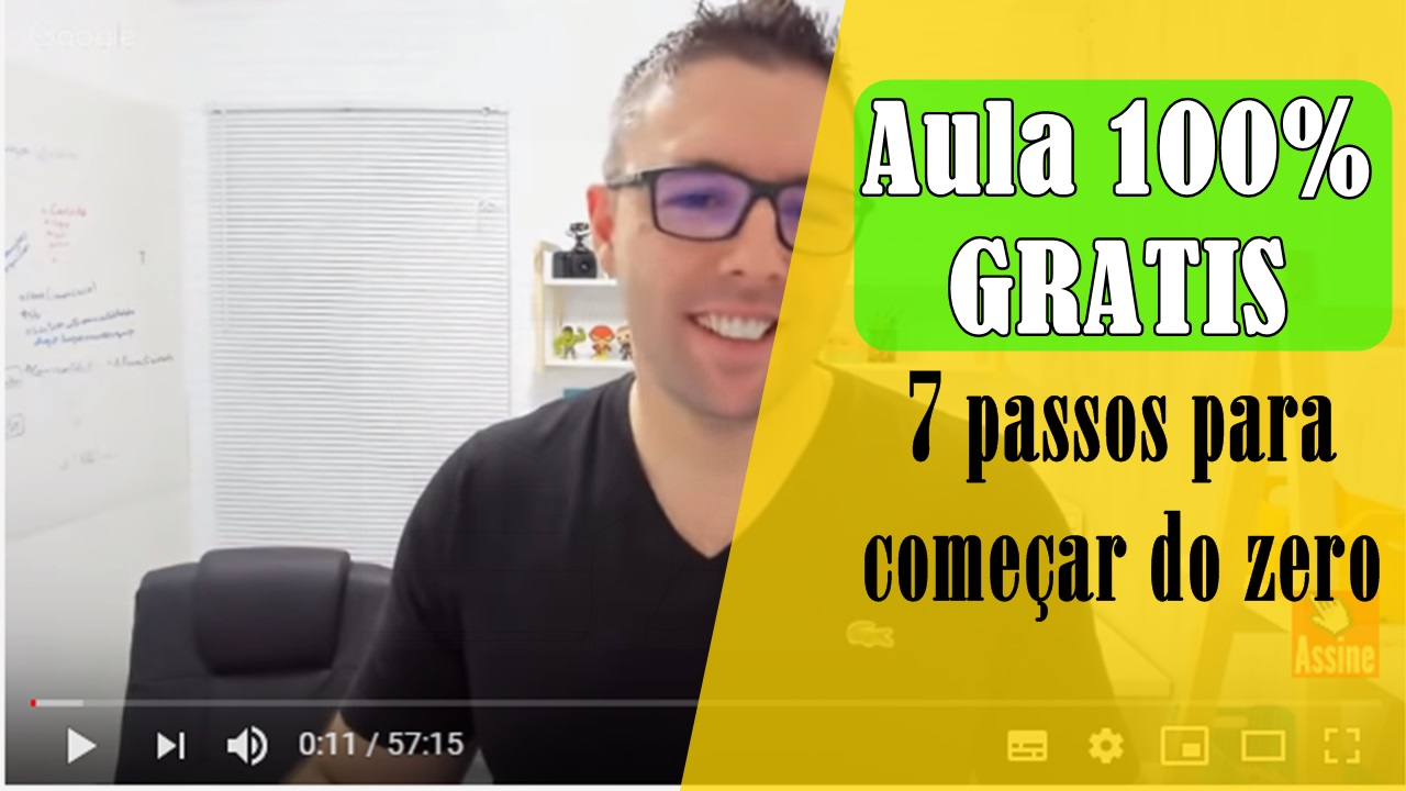 aula gratis de marketing digital 7 passos para começar do zero e Como começar no marketing digital em 2019